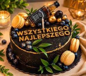 Tort okolicznościowy WSZYSTKIEGO NAJLEPSZEGO (ok 1,5kg)