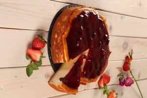 Sernik z wiśniami wersja okrągła (ok 2 kg) 